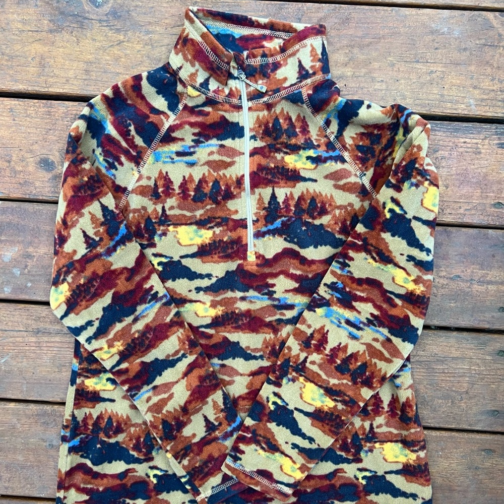 Eddie Bauer Multicolor Fleece Jacket